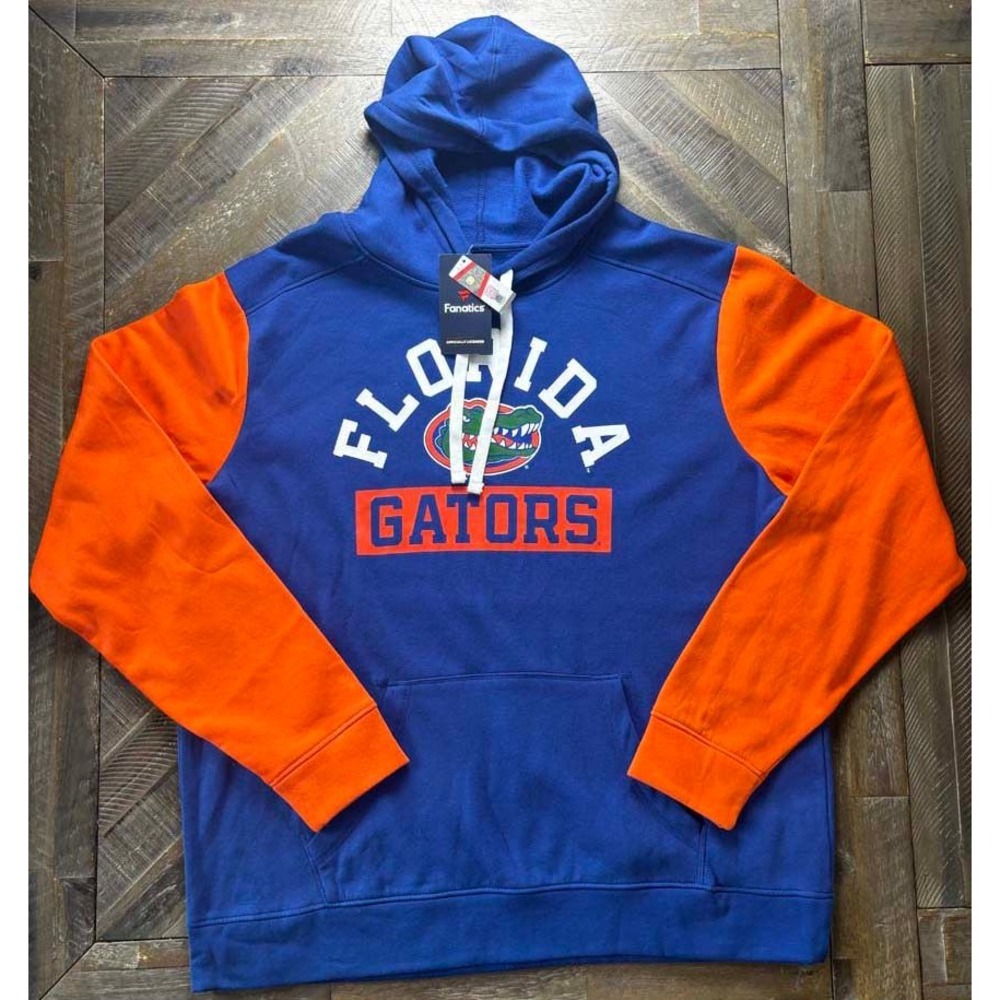 Florida Gators Hoodie Mens 2XL Blue Orange NCAA Sweatshirt NWT